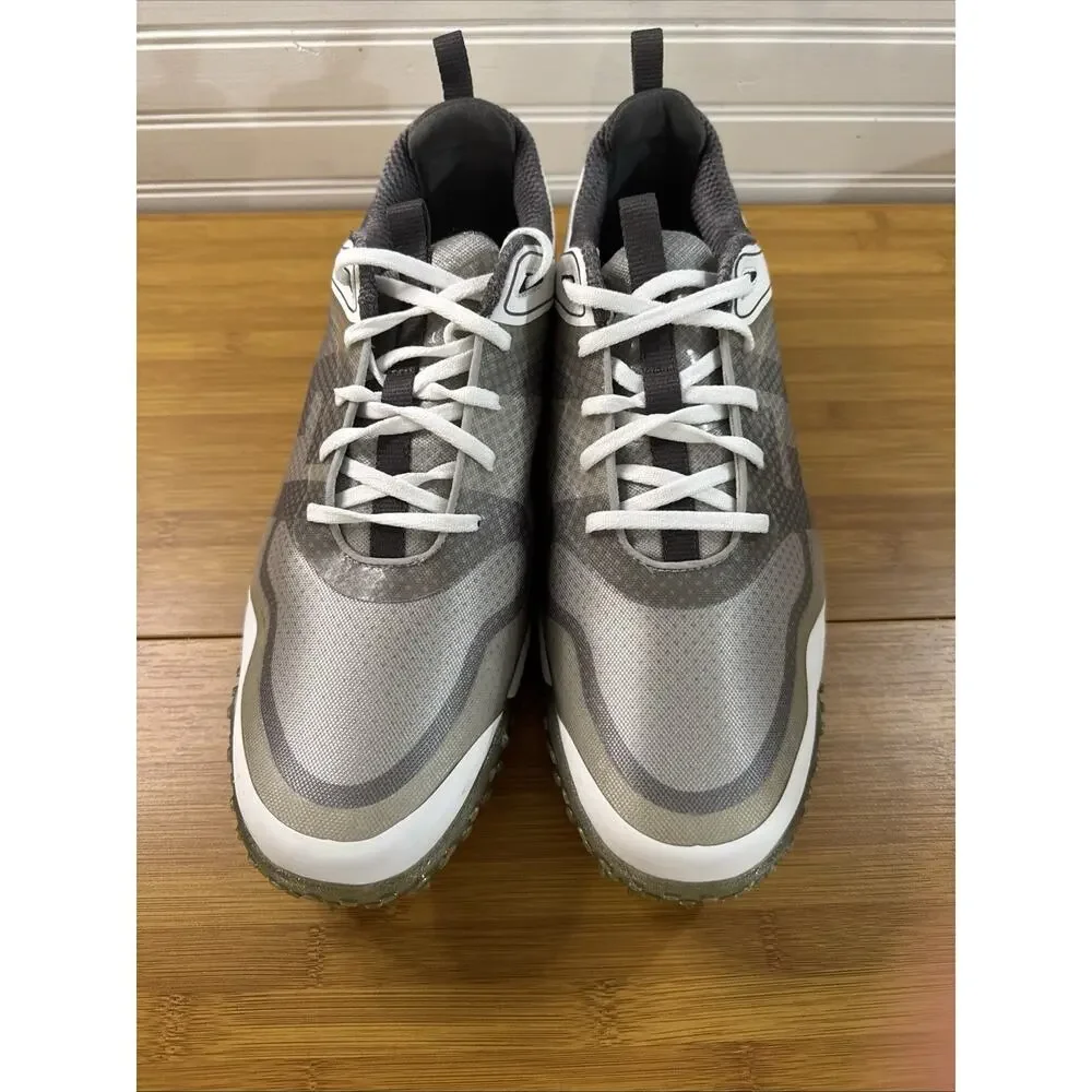 FootJoy Freestyle 2.0 Golf Shoes White Gray Spiked FJ 57330 Men Size 13 W Wide